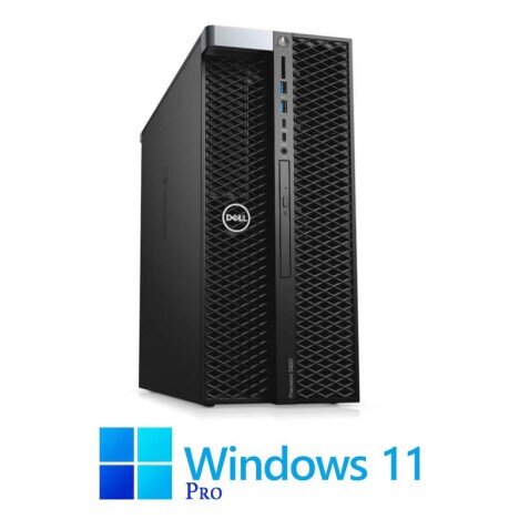 Workstation Dell Precision 5820, Octa Core i7-7820X, 64GB, RTX T400, Win 11 Pro